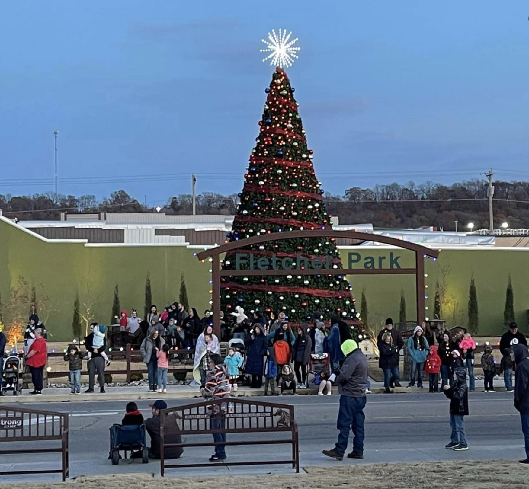 Fletcher Park, downtown Stilwell, OK