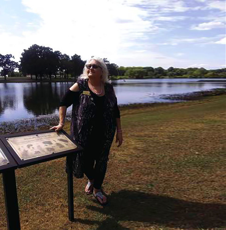 Mayor Wright by lake, now back in Stilwell control