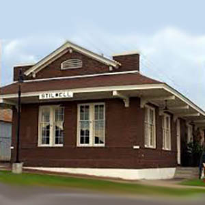 Stilwell Depot, home of the Historical Society and Museum